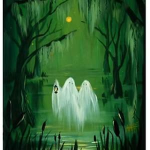 Buoyance on the bog - 9 - A Spooky Stroll- Print
