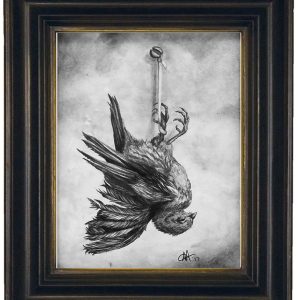 Dead Bird - 5 X 7" print on 8.5 X 11"