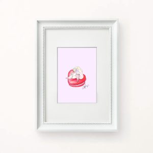 Macaron decision with me- Art Print