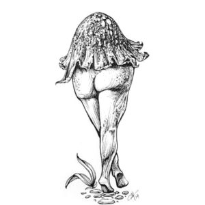 Flirtatious Fungi #3 8.5 x 11" Print