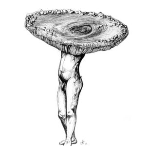 Flirtatious Fungi #6 8.5 x 5.5 Print