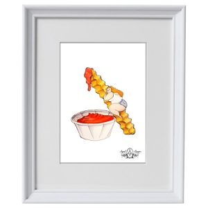 French Fry-day 8.5X11in Fine Art Print