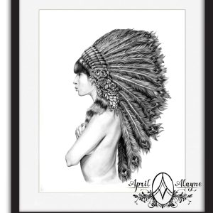 Ginger Flower 8.5x11in Fine Art Print