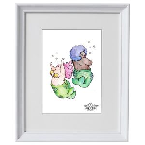 Sassy Sirens 8.5X11in Fine Art Print