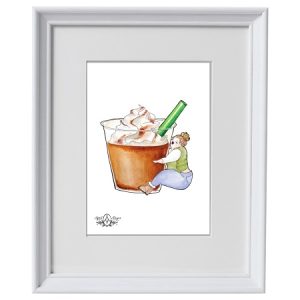 Plumpkin Spice Latte 8.5X11 in Fine Art Print