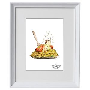 Saucy Saturday 8.5X11in Fine Art Print
