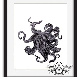 Sea Monsta 8.5x11in Fine Art Print