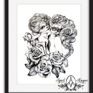 Sugar Twins 8.5x11in Fine Art Print