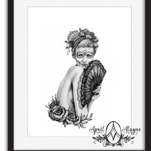 Sugar Fan 8.5x11in Fine Art Print