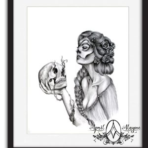 Sugar Skull 8.5x11in Fine Art Print