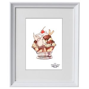 Hot Pudge Sunday 8.5x11in Fine Art Print